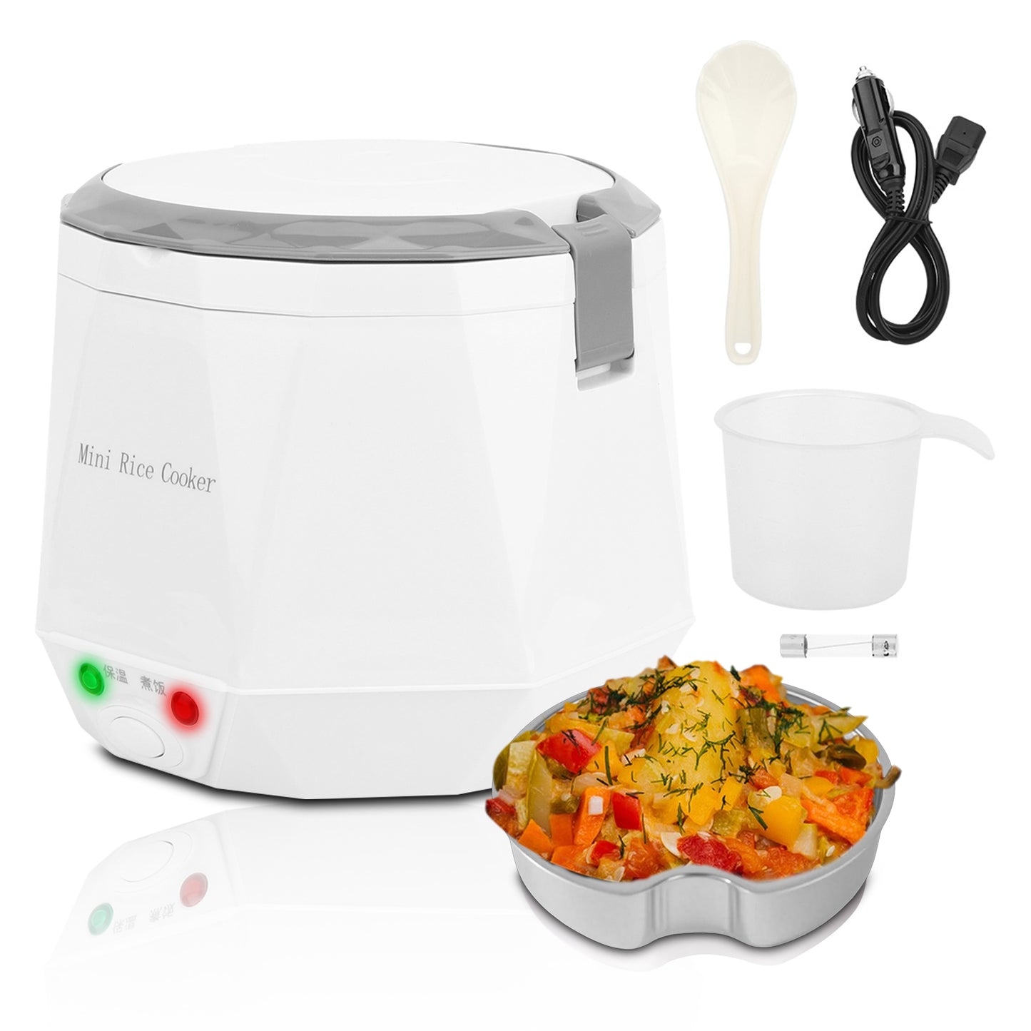 12V Rice Cooker, Car Rice Pot, For Driving Traveling Camping Picnic