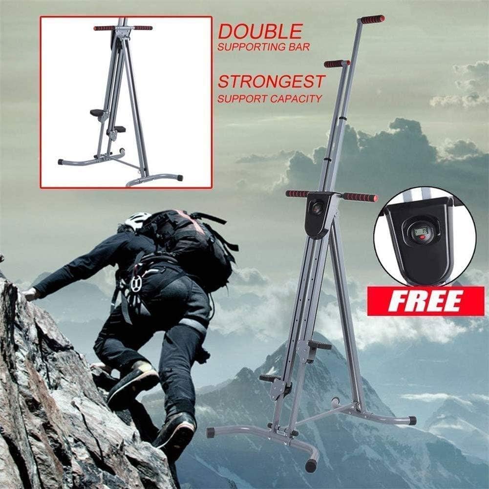 Vertical Climber Folding Heavy Duty 440lbs Loading Exercise Vertical Climber Stepper Home Gym Fitness Workout Cardio Machine