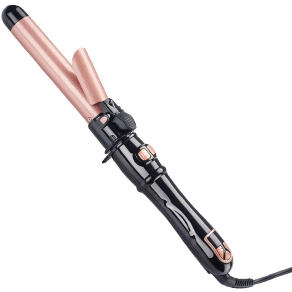 1.1in Ceramic Barrel Automatic Rotating Curling Iron, Digital Temp Control, Curling Wand Fast Heat Up, Auto Shut Off for Waves, Beach Curls for Women & Girls, Ideal Gift